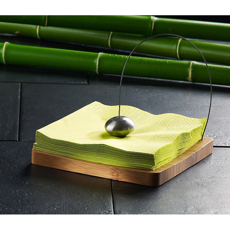 TokioKitchenWare Designer Napkin holder made from bamboo