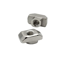 Hammer Nut Slot Nut M6 Slot 10 for Aluminium Profile 45 Pieces - Pack of 10