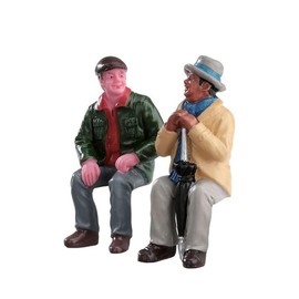 Lemax - CHATTING WITH OLD FRIENDS, SET OF 2