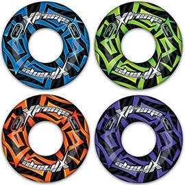 Bestway Large 47 inch Extreme Inflatable Turbo Swim Ring with Handles (Green)