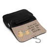 Mr. & Mrs. Panda Toiletry Bag Pug in Love, brown,