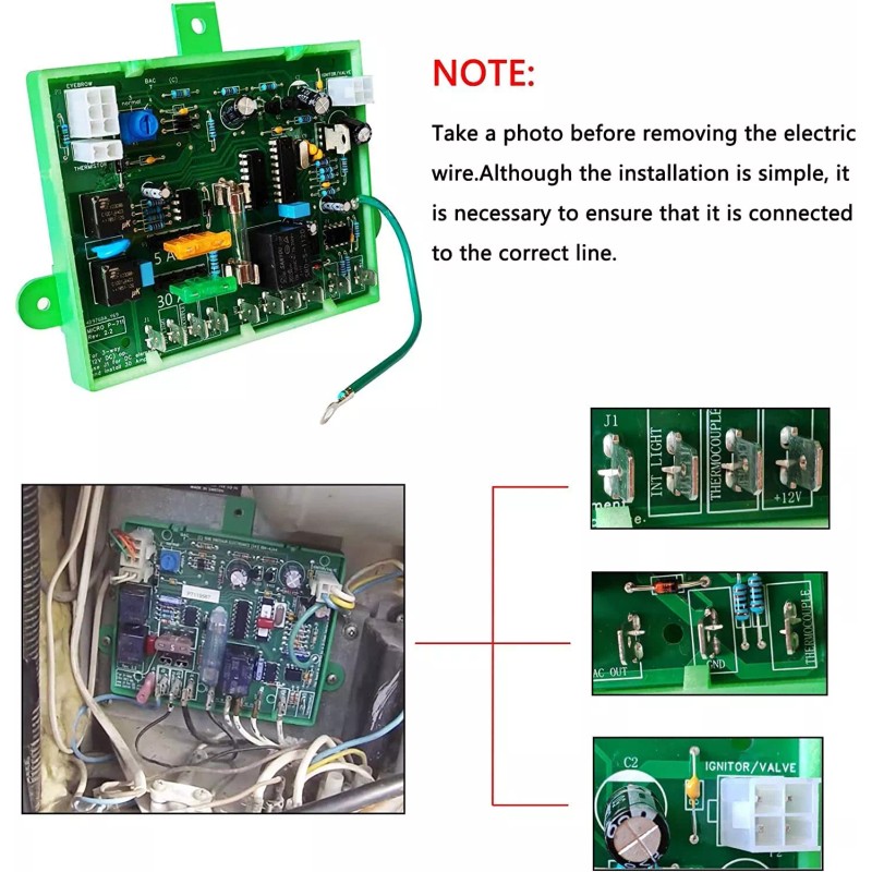 Home-Part For Dometic Micro P711 Refrigerator Control Circuit Board For