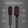 TYMO Hair Straightener Brush - Upgraded Ionic Compact Straightening Brush