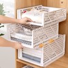 Folding and Stackable Storage Shelf | Foldable Drawer Organizer |