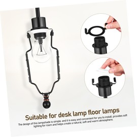 Operitacx 2 Piece Lampshade Holder Robust Lamps Harp for Table and Floor Lamps Practical Lamp Repair Kit Stable and Reusable Install