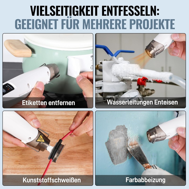 WORKPRO 7.2V Mini Heat Gun White