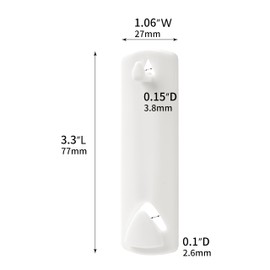 Picture Hangers for Sawtooth/Wire Back Frames, 8 Picture Hangers, 24 Large Removable Adhesive Strips, Damage Free Picture Hanging Hooks, No Nails Picture Hooks