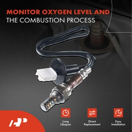 A-Premium - Sensor de oxígeno O2 compatible con Toyota Sienna 2004-2006 V6 3.3L 3MZFE, Sienna 2007-2010 V6 3.5L 2GRFE, aguas abajo delantera y trasera, juego de 2 piezas, reemplazo# 89465-68050,