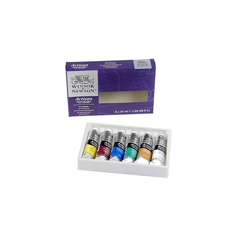 Winsor & Newton Artisan Water Mixable Oil Color 6-Tube Beginner
