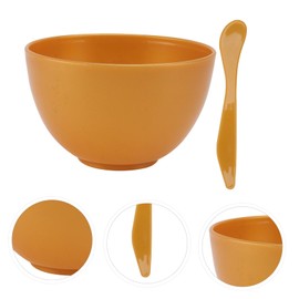 FRCOLOR 1 Set Bowl for DIY Mixing Tool with Stir Stick for Home and Salon Skincare Durable Face Mask Utensil