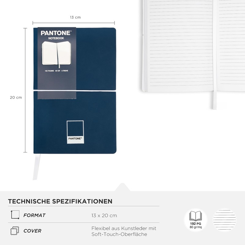 PANTONE™ Urban Notebook 13 x 20 cm for Back to