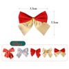 Pack of 60 Bows Christmas Small Bows Christmas Tree Bows