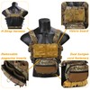 Airsoft Molle Chest Rig with YKK Zipper Mag Pouches Modular