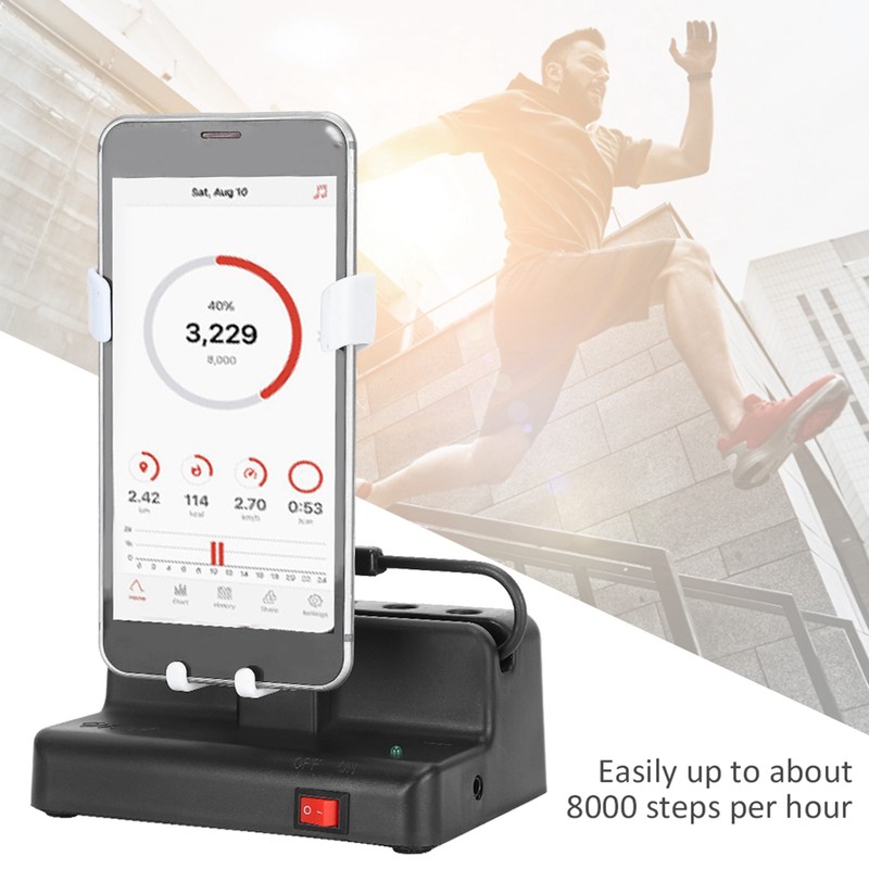 Automatically Mobile Phone Shaker Left Right Swing Steps Counter Cellphone