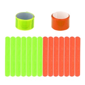 CQQNIU 16 Pieces Of Reflective Bracelets, Creative Bracelets, Children'S Bracelets, Reflective Safety Bracelets, Suitable For Hiking, Mountain Climbing, And Cycling