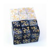 Dice Counter 20-Piece Set Pearl Style +1/+1 (Black) -1/-1 (White)