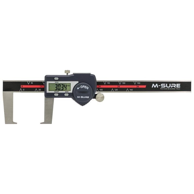 M-SURE MS-235-150 Digital Caliper Outside Groove 0-150mm (0-6 inch) MS-235
