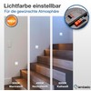 lambado® Stair Lighting with Motion Sensor Square Black - LED