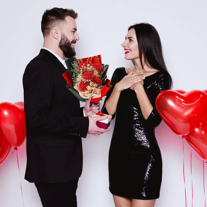 FUSHENMU 20 Sheets Flower Wrapping Paper Flower Bouquet Waterproof Florist