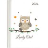 Ladytimer Lovely Owl 2024 - Owl - Pocket Calendar A6