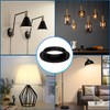 6 Piece Lampshade Reducer Ring E27 Screw Collar Ring 40MM,