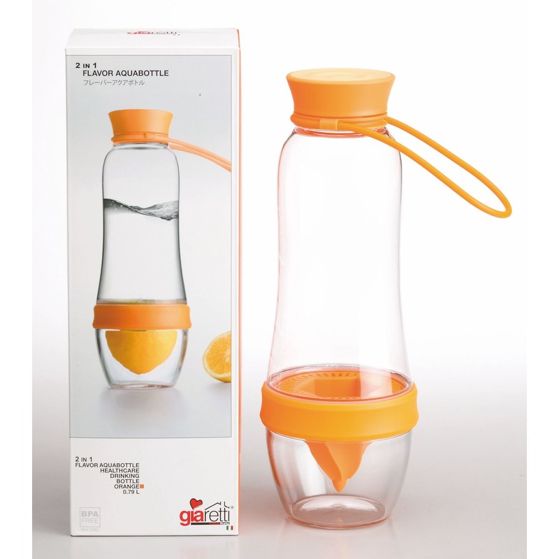 giaretti GR-D010OR, 6167-074 Flavor Aqua Bottle, 0.79 L Orange