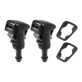 ACROPIX Front Car Windshield Washer Nozzle Wiper Spray Jet Fit for Dodge Charger - Pack of 4 Black