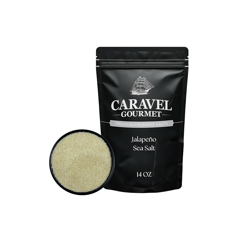 Jalapeno Salt Infused with Real Jalapeños – Natural Green Salt