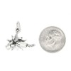 LGU Sterling Silver Oxidized Fireworks Firecracker Charm