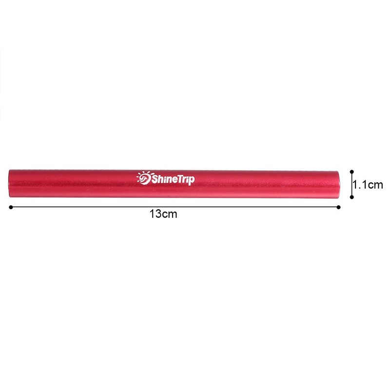 Jacksing Tent Pole Repair Tube, 4 Pieces Aluminium Alloy Tent