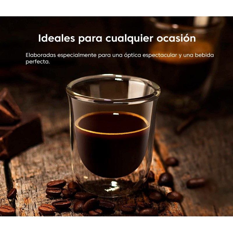U Chef Juego 4 de vasos de 60 ml de
