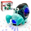 OUFOTAT Baby Toddler Electric Crab Toy - Luminous Snail Toy