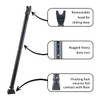 HoneSecur 2-in-1 Door Security Bar & Sliding Patio Door Stopper