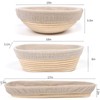 Banneton Bread Proofing Basket Set, 11 Inch Sourdough Proofing Basket