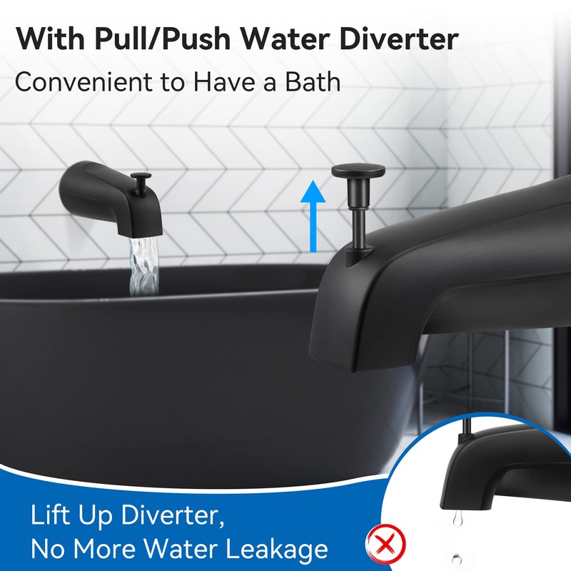 Dreyoo 5 1/4 Inch Bathroom Tub Spout Compatible with Westbrass