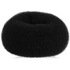 Diane Jumbo Hair Donut, Black, 5.5"