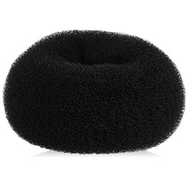 Diane Jumbo Hair Donut, Black, 5.5"