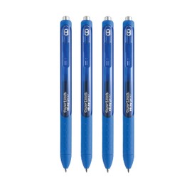 Paper Mate InkJoy Gel Retractable Pens - 0.7mm Medium Point - Blue Ink - Pack of 4