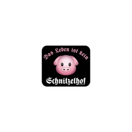 Das Leben ist kein Schnitzelhof Wiener Schnitzel XXL Piglet 8 x 7 cm #26530