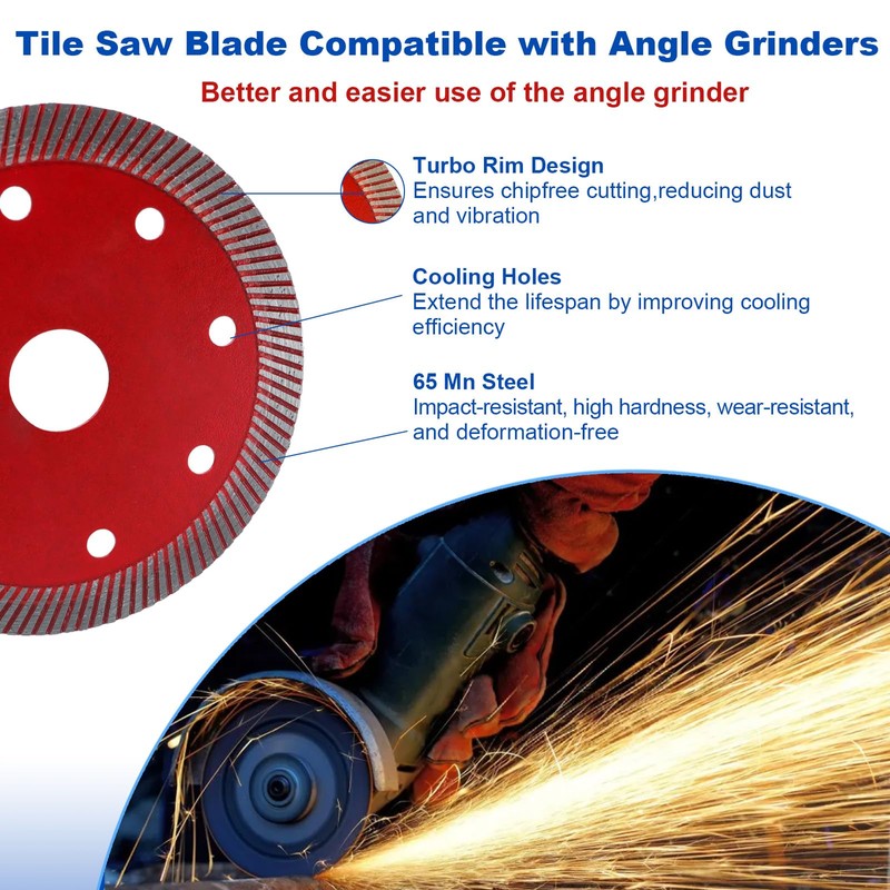 45 Degree Tile Chamfering Tool, Angle Grinder Tool with Stand