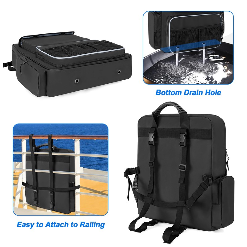 GRAOSO Boat Organizers and Storage, Boat Back Seat Carrying Bag