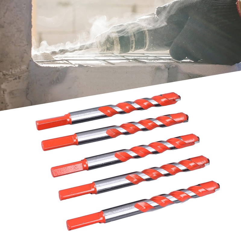 5PCS Twist Drill Bits 16.2mm Straight Triangle Shank Cemented Carbide