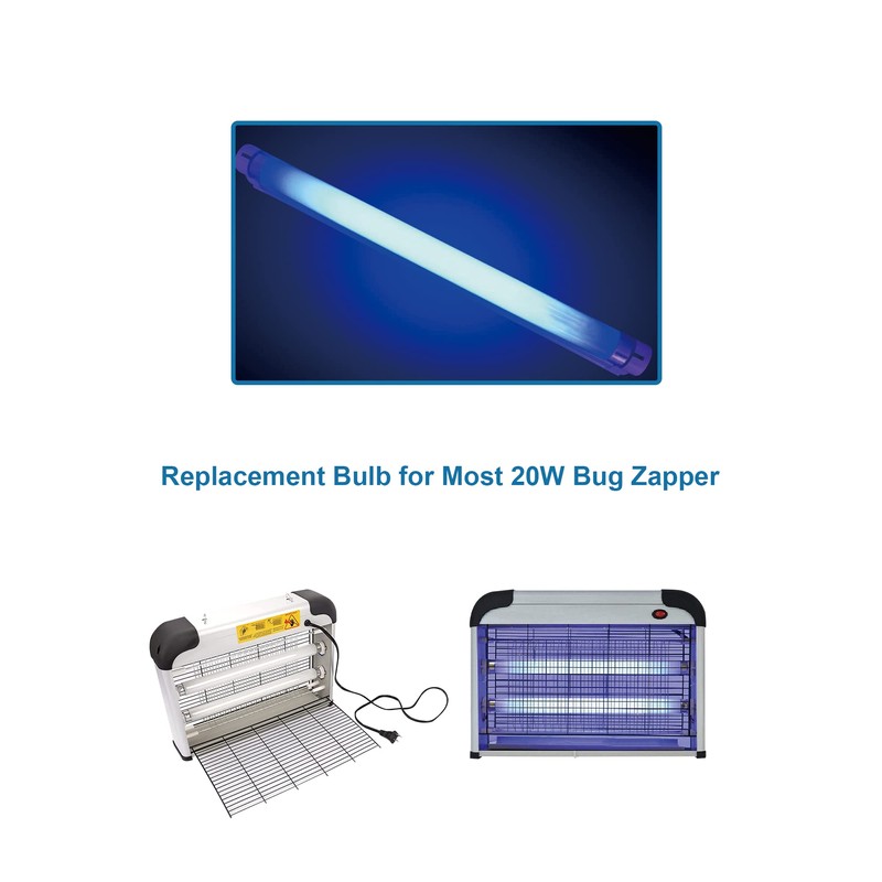 Bug Zapper Replacement Bulb Light Tube 10W for 20W Electronic