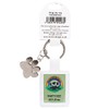 Rainbow Bridge Friends Unisex Wings Keyring White 9.5 cm x