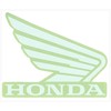 TOYO MARK HONDA Motorcycle Emblem Sticker White 78×64(mm) R-342