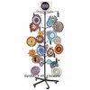 SILVER LILAC 25cm Stainless Steel SPIRAL TAIL Twister Wind Spinner