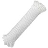 joycraft 98Ft x 6mm Nylon Rope, White Nylon Poly Rope,