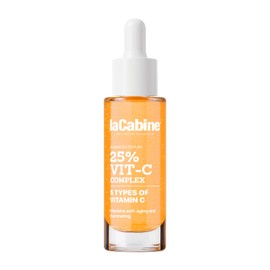 laCabine Advanced Serum 25% Vit-C Complex Brightening Anti-Ageing Serum with 5 Stabilised Forms of Vitamin C, Antioxidant, Firming and Spot Correcting.