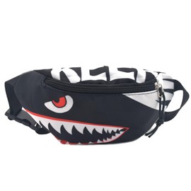Shark Fanny Pack,Kids Bum Bag Bumbag Cartoon Hipsack Belt Bag Waist Bag Fanny Pack Fabric Nylon Money Belt Crossbody Chest Bag for Children Grils Boys Running Hiking Travel Sports