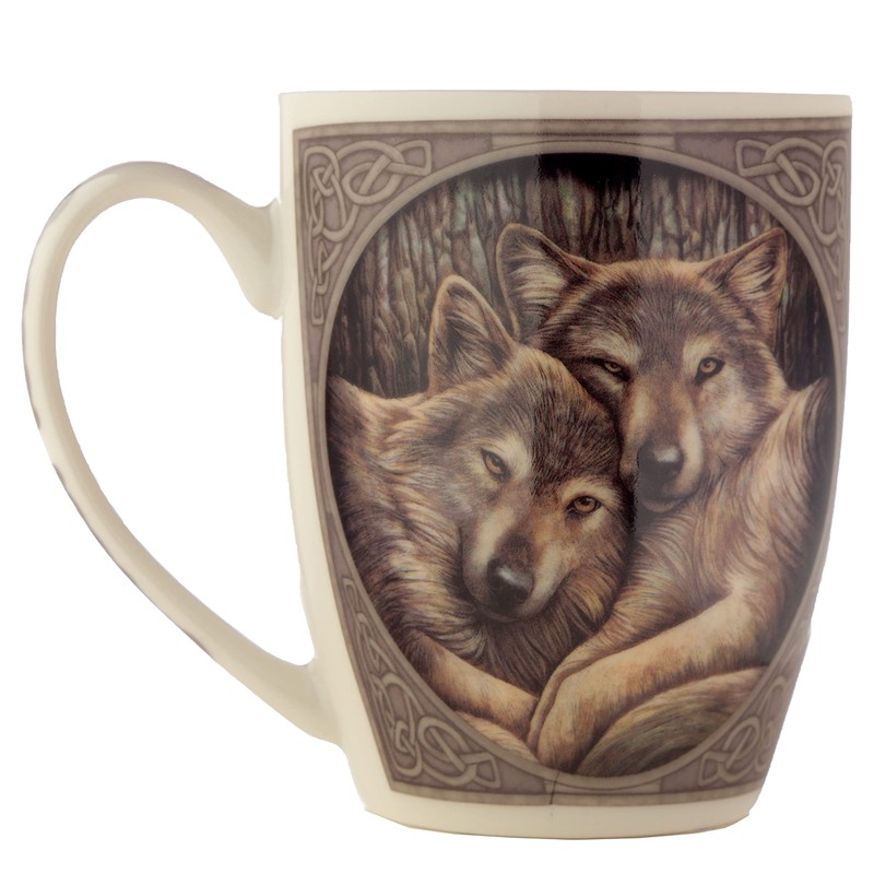 Puckator Lisa Parker Wolf Tasse aus Porzellan